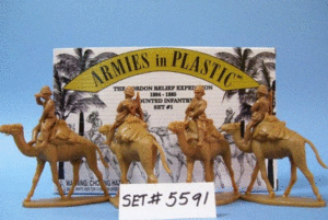 Armies In Plastic 5591 1/32 Gordon Relief Campaign 1880's Mounted Infantry Set 1
