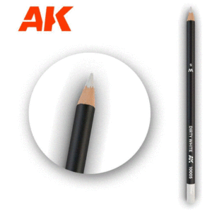 AK INTERACTIVE 10005 PENCIL DIRTY WHITE WEATHERING PENCIL