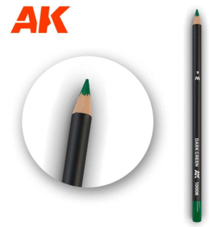 AK Interactive 10008 Dark Green - Weathering Watercolor Pencil