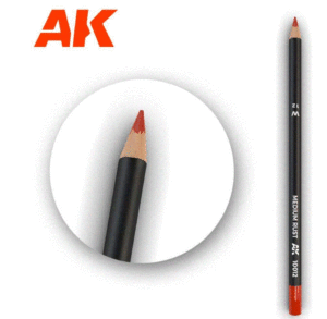 AK Interactive 10012 Medium Rust - Weathering Watercolor Pencil