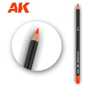 AK Interactive 10015 Vivid Orange - Weathering Watercolor Pencil