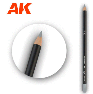 AK Interactive 10025 Neutral Grey - Weathering Watercolor Pencil