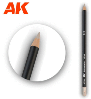AK Interactive 10026 Dust/Rainmarks - Weathering Watercolor Pencil