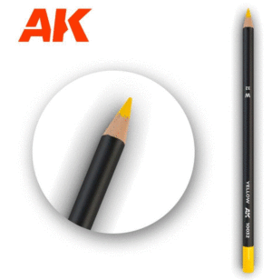 AK Interactive 10032 Yellow - Weathering Watercolor Pencil