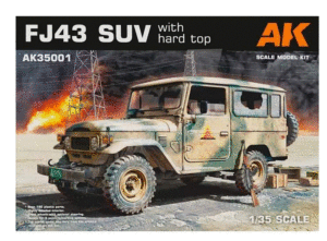 AK Interactive 35001 1/35 FJ43 SUV with Hard Top