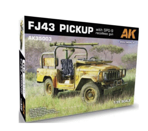 AK Interactive AK35003 1:35 FJ43 Pickup With SPG-9 Recoilless Gun