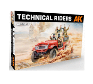AK Interactive 35017 1/35 Technical Riders Model Set Figures