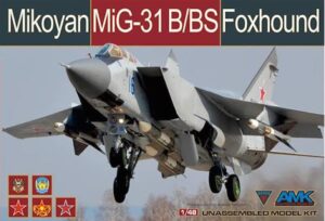 AMK Avantgarde 1/48 Mikoyan MiG-31B Foxhound Russian Fighter 88008