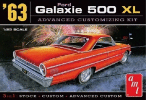 AMT 1186 1:25 scale '63 Ford Galaxie 500 XL 3n1 Advanced Customizing Kit