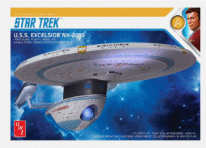 AMT 1257M 1/1000 Star Trek U.S.S. Excelsior Model Kit