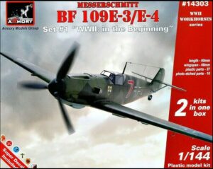 Armory 1/144 Messerschmitt Bf 109E-3/E-4 "WWII:  Early 14303