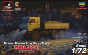 Armory 1/72 Russian Modern 6x6 Military Cargo Truck mod.5350, LTD ED 72407-R