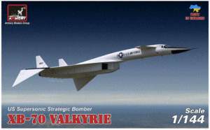 ARMORY MODELS 14701 1/144 XB-70 Valkyrie US Experimental Supersonic Strategic Bomber