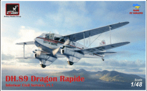 ARMORY MODELS 48005 1/48 DH.89 DRAGON RAPIDE Interwar Short Haul Airliner