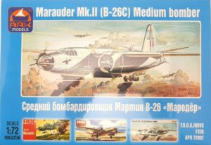 Ark Models 1/72 Marauder Mk.II B-26C Bomber Model Kit 72007