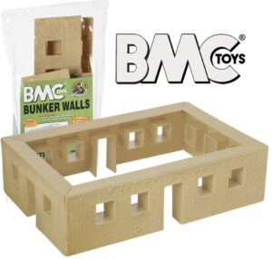BMC Toys 40040 1/32 Bunker Walls or Adobie Walls