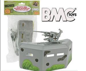 BMC 1/32 WW2 GERMAN BUNKER WITH FLAK GUN BMC49997