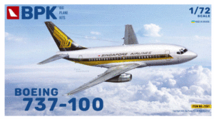Big Planes Kits BPK7201 1:72 Boeing 737-100 Singapore Airlines