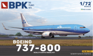 Big Planes Kits BPK7219 1/72 Boeing 737-800 KLM model kit