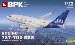 Big Plane Kits 7228 1/72 Boeing 737-700 SAS Model Kit