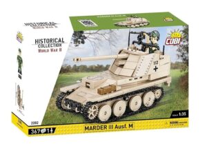 COBI COB2282 1/35 Marder III Ausf.M (Sd.Kfz.138) german WWII military brick BRITISH ARMY BATTLE SCHOOL