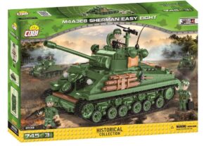 Cobi Toys 2533 1/35 WW II Sherman M4A3E8 Easy Eight 745 Pieces Toys