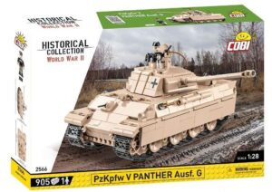 Cobi 2566 1/28 Historical Collection World War II Panther Panzer Exf.G  905 Bricks