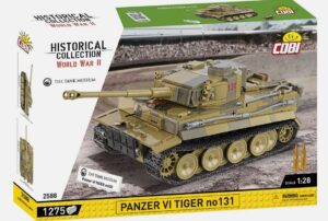 COBI 2588 1/28 Panzer VI Tiger I 131 The Tank Museum brick tank model 1270 bricks