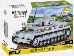 Cobi 2714 - World War II - Panzer IV Ausf.G 390 pcs