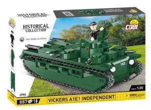 Cobi 2990 1/35  World War I  VICKERS A1E1 Tank - 886 Pieces