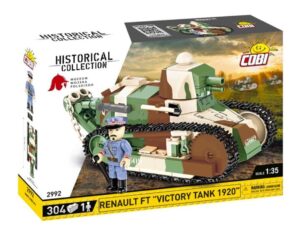 COBI 2992 1/35 Historical Collection Renault FT Victory Tank 1920 302 KL. 304pcs
