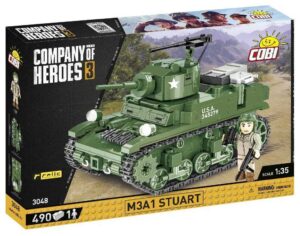 Cobi 3048 1/35 Company of Heroes 3 3048 M3A1 Stuart Tank