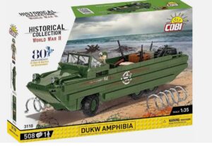 Cobi 3110 1/35 DUKW Amphibia Historical Collection World War II Overlord ASSUALT ON THE RHINE