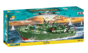 Cobi 4825 1/35  World War II Warships - Patrol Torpedo Boat Pt- 3,640 Pcs