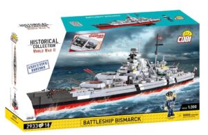 COBI TOYS 4840 1/300 Battleship Bismarck Executive Edition  2933 Bricks