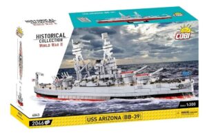 Cobi Toys 4843 1/300 World War II USS Arizona - 2050 Pieces