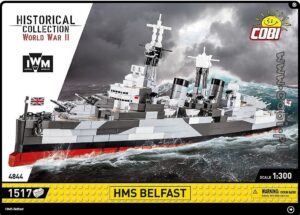 COBI 4844 1/300 HC WWII HMS Belfast Battleship 1515pcs
