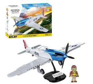Cobi 5719 1/32 Historical Collection WWII P-51D Mustang Brick model  304pcs