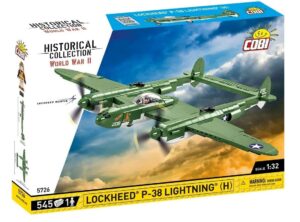 Cobi Toys 5726 1/32 545 Pcs WWII Lockheed P-38H Lightning