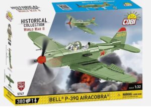 Cobi 5747 1/32 World War II - Bell P-39Q Airacobra Sovi 380 pcs