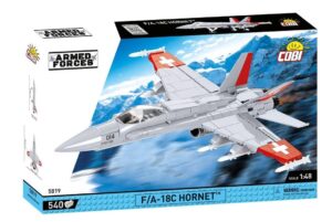 COBI 5819 1/48 Swiss Armed Forces F/A-18C Hornet 540pcs