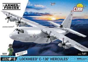 Cobi 5839 1/61 Armed Forces Lockheed C-130J Hercules 602 Pcs