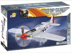 COBI 5847 Top Gun Mustang P-51D brick plane model 145 Parts
