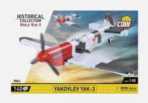 COBI-5862 1/48 Yakovlev YAK-3 Model Plane Building Bricks 140Pcs SOVIET STORM