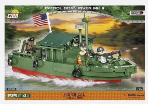 Cobi 2238 1:35 Scale Patrol Boat, River MK II Ship Construction Kit 615 Pieces