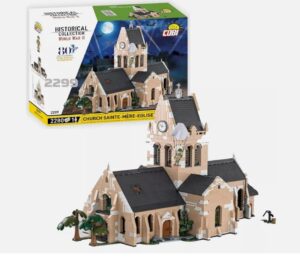 COBI 2299 St Mere Eglise Church 80th D-Day WWII Brick Model 2280pcs Overlord