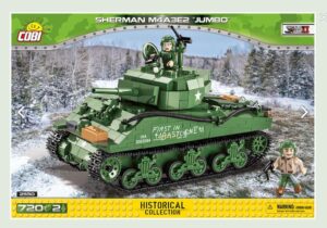COBI TOYS 2550 1/35 WWII Sherman M4A3E2 Jumbo 720 bricks