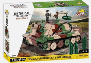 Cobi 2585 1/28 World War II Sturmmorser Sturmtiger 1100 pcs