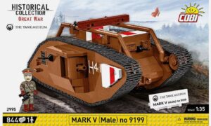 Cobi 2995 1/35 British Army World War I Mark V Tank 848 pcs