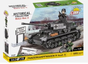 Cobi 3127 1:35 WWII Panzerkampfwagen IV Ausg. G Construction Kit 643 Pieces ASSAULT ON THE RHINE